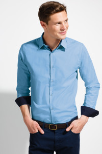 Broker Long Sleeve Fitted Shirt (10570)