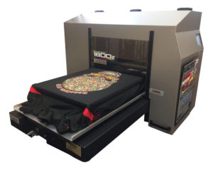 1800z with polo shirt Resolute announces Sign & Digital 2018 offers with an exclusive on the 1800z UV flatbed printer