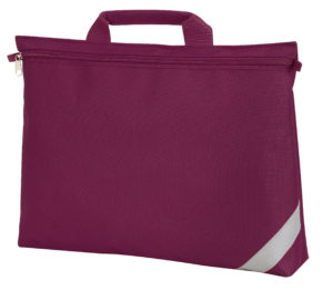 1849 31 Oxford Bookbag Burgundy 3D Front More presence in schools in 2017