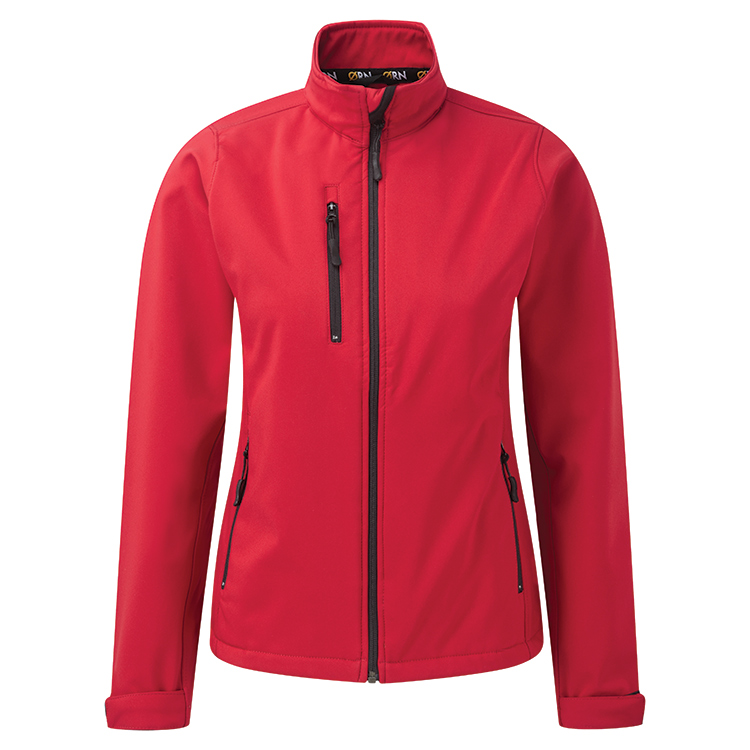 4260 Ladies Tern Softshell red Colourful men’s and ladies softshell jackets