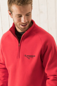 62 032 40 Premum Zip Neck Sweat print Sweats for all seasons