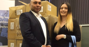 BIDBI Singh and Sanderson May 19 web e1557303192407 Wake Smith bags new lease for Bag It Don’t Bin It