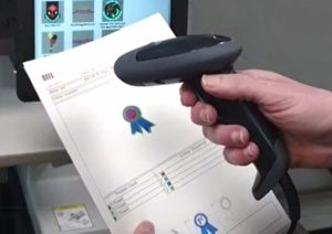 Bar Code Scanner GS UK’s barcode feature for Merlin Pro Machines