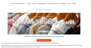 Blank apparel Stahls' UK adds blank apparel line-up to website