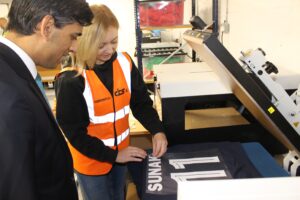 CTS UK 8 4.11.21 rs Rishi Sunak opens Northallerton-based Corporate Trade Supplies' new premises