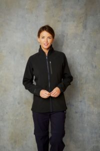 CWL086 BLACK Expert Softshell Feminine style and fabric technology combined