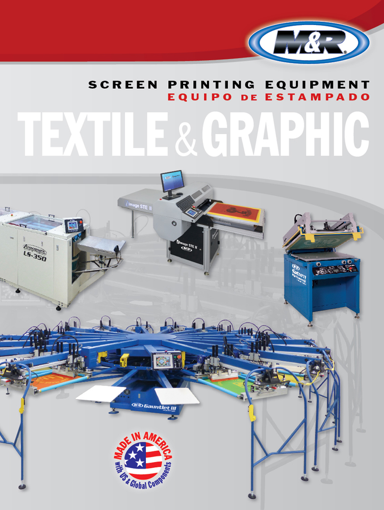 Catalog cover Screen printing equipment covered