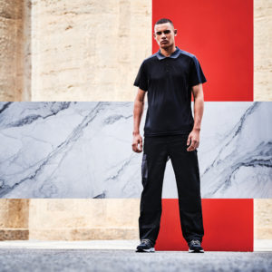 Contrast Quick Wicking Polo Shirt Perfect base layer for busy workers