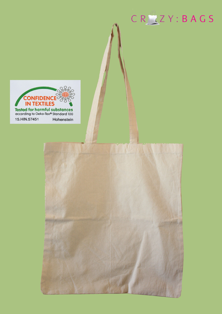 CrazybagsOEKOTEXbag Introducing the new Oeko-Tex Cotton Shopper