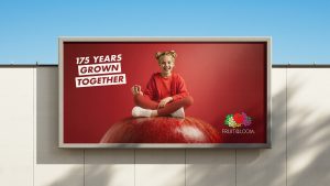 FOL Visual Billboard 1 Fruit of the Looms celebrates 175 years in business