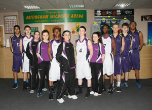 Pupils in their new kit