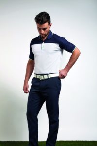 GM90 Glenmuir Contrast Pique Polo Shirt New golfing garments added to collection