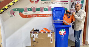 GeorgeContributing1stGarmentAug2021 web Essential Workwear leads the way with new uniform recycling service