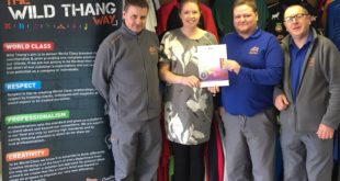 Health at work certificate 2017 Wild Thang awarded the Workplace Wellbeing Charter