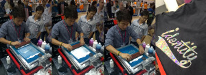 The inks were demonstrated at the GFT show in Bangkok, Thailand in July