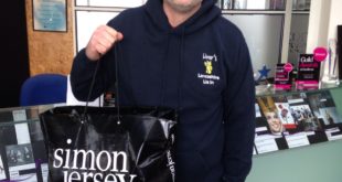 IMG 20161111 WA0002 Simon Jersey supports radio DJ in Children in Need challenge