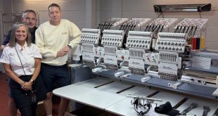 4 Ways Solutions expands embroidery potential with second Barudan machine in nine months