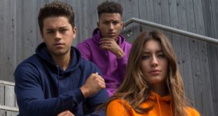 JH001 OXFORD NAVY AND MAGENTA MAGIC JH001F ORANGE CRUSH LS 1 e1495790263289 Personalised garments for students