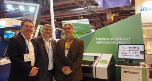 Jerry Davies and Brett Newman of Roland DG with Andrew Talbot of Custom ... Roland DG UK and Custom Gateway begin integration project