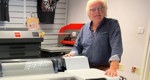 Jim Nicol, TheMagicTouch's MD, with the Epson SureColor SG6000