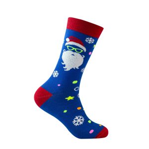 KS09 Christmas socks Santa lurexNEON Kingly launches custom Christmas socks