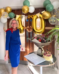 Karen Burrows has just celebrated 40 years with Madeira UK