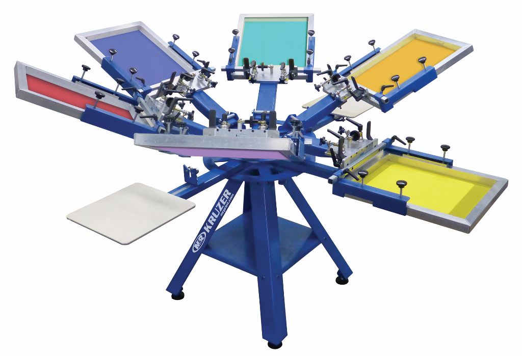 Kruzer Three screen printing presses