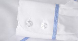 Ladies Long Sleeves Blouse with blue ribbon detail cuff From customisation to bespoke