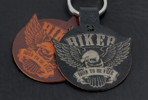 LaserLeather key fob3 Trotec launches new two-tone engravable leather