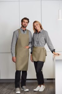 MP3070 1666 New canvas aprons and casual shirts
