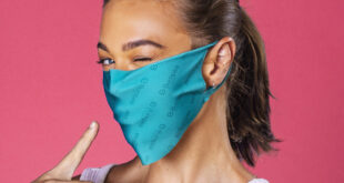 Mask Teal Pink 3J3A7017 002 Screenworks launches first-to-market anti-viral face mask