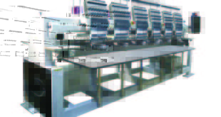 Merlin 1506 6 head machine 1 A newly developed embroidery machine