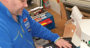 Nigel Treacy Pressing FAST Shirt Solar Signs enhances garment printing capabilities with InkTec’s DTF printer