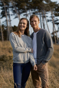 O73501 Unisex Jacket Sp.GreyD .Heather Two Fairtrade and organic cotton jackets for you
