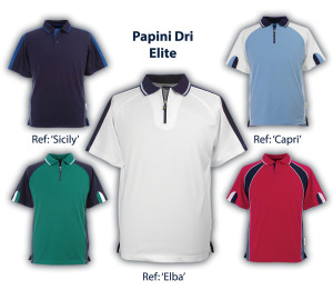 Papini’s Dri Elite polos