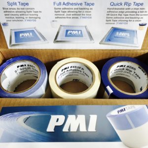 PMI Screen Printing Tapes Save time and money with screen printing tapes
