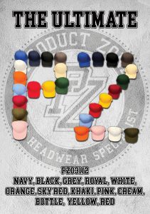 PZ advert Product Zone ‘headwear specialist’