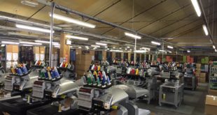 Part of Glenmuir production unit The future of embroidery