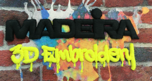 Pic 1 Brickwall Design Sublimation printing meets embroidery and 3D foam