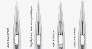 Pic 1 Domestic Embroidery Needle Points Let’s get to the point!