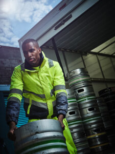 Pic 1 TRA218 Hi Vis Bomber Jacket BSIF certification achieved!