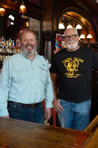 Pic 1 eric and guy Decorator Profile: The pub that prints