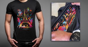 Pic 1 man black tshirt front paris stretchy The transfers that will not cost you the earth