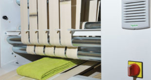 Pic 2 Texfinity Crossfold Section of the machine 1 Automating packaging for the UK apparel industry