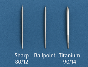 Pic 2 Use the right needle for the fabric Five rules for perfect jacket embroidery