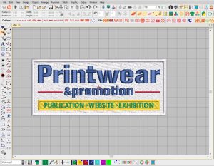 Pic 2 start with normal digitised design 1 Print that looks like embroidery? It's here!