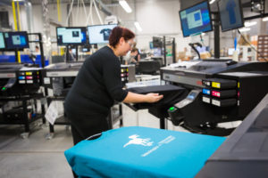 QW2C1428 Spreadshirt invests in 45 Brother GTX printers