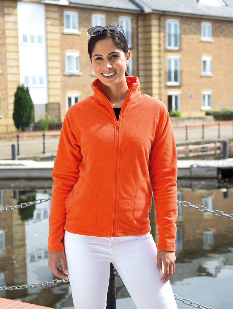 R114X orange lifestyle cropped Result’s R114X Micro Fleece Jacket now in new vibrant colours