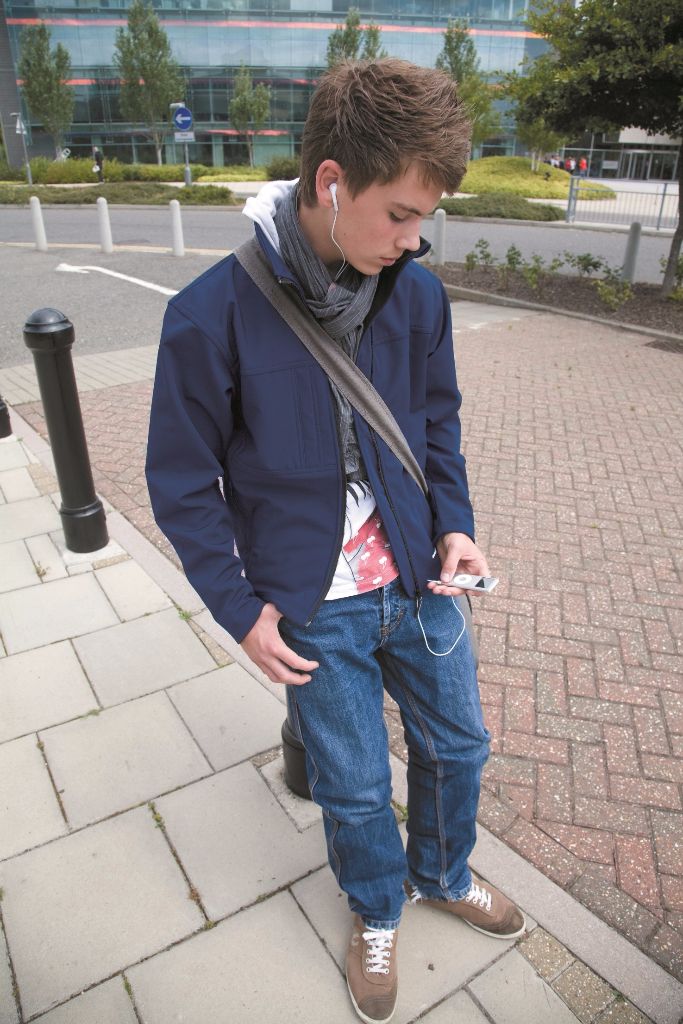 R121y casual Stand out on campus in a multi-purpose jacket