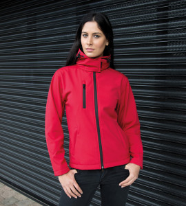 R230F Womens TX Performance Hooded Soft Shell Jacket
